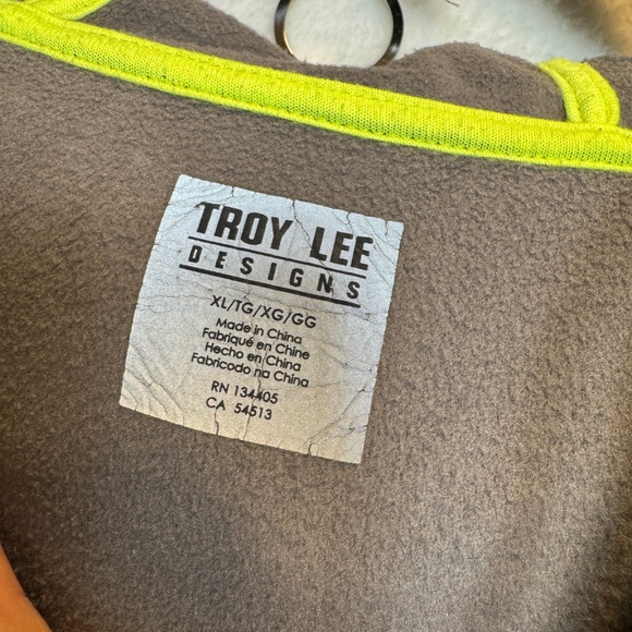 Troy Lee Designs Jacket Mens Size XL Black Gray Performance Full Zip Hoodie - Picture 2 of 10